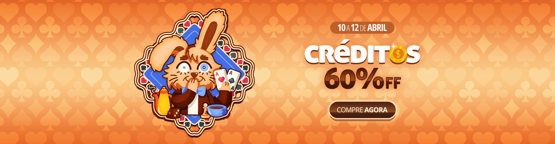 Mais doce que chocolate! ? 60% de desconto em cr�ditos!