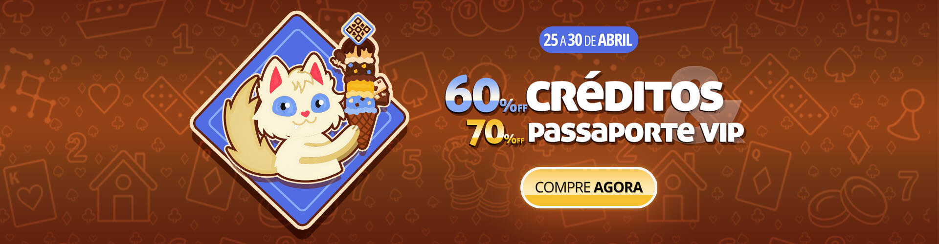 ? A p�scoa t� rendendo... ? 60% off cr�ditos e 70% off passaportes!