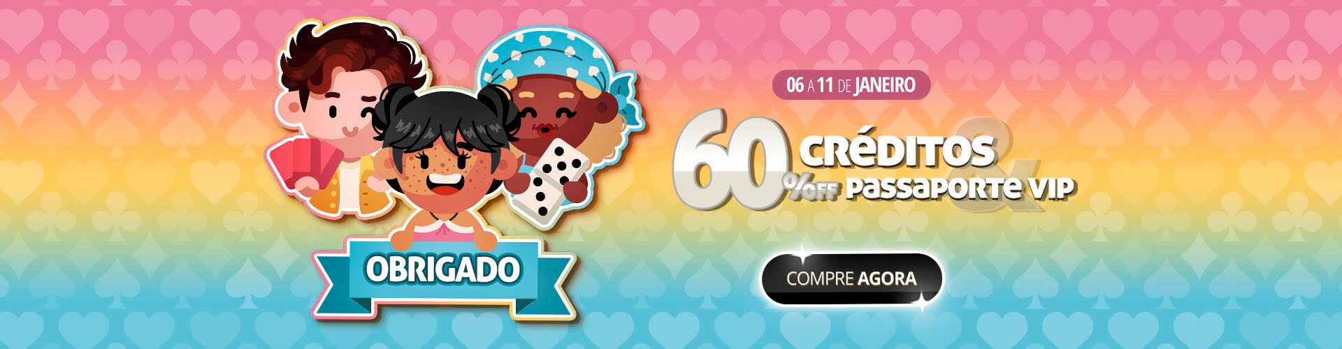 Hoje o presente � pra voc�: 60% OFF em tudo pra retribuir o carinho!?