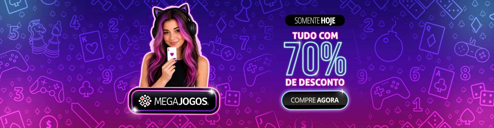 Hoje o presente � pra voc�: 70% OFF em tudo pra retribuir o carinho!